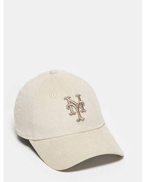 KTZ New York Mets 9twenty Cord Cap - Natural