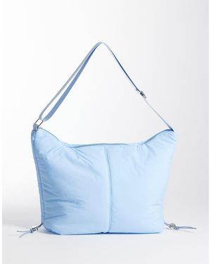 Pieces Ruched Crossbody Bag - Blue