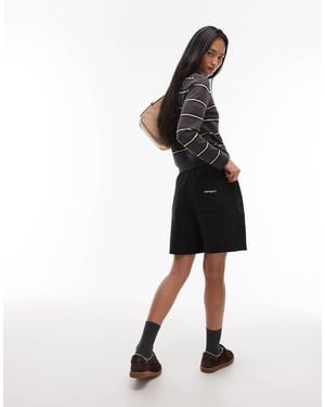 Carhartt Brenta Sweat Shorts - Black