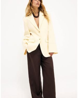 NA-KD – oversize-blazer - Natur