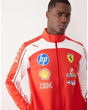 PUMA Scuderia Ferrari Hp Replica Drivers Softshell Jacket - Red