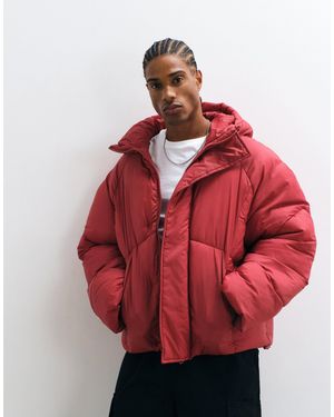 ASOS Peakmax pufferjacke - Rot