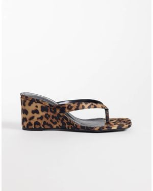 Public Desire Luisa Wedge Sandals - Multicolor