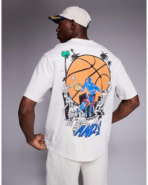 AND1 – oversize-t-shirt - Grau
