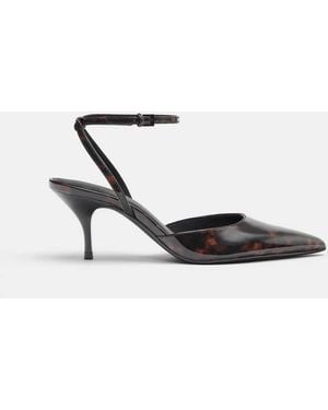 Pull&Bear Slingback High Heels - Black
