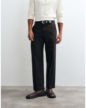ARKET Pue Cotton Pintuck Trouser - Black