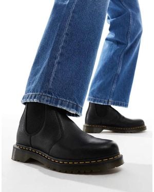 Dr. Martens 2976 Fur Lined Chelsea Boots - Blue