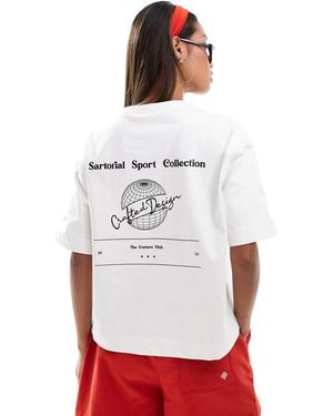 The Couture Club Sartorial Sport Printed T-Shirt - White