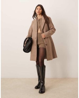 Jdy Longline Coat - Natural