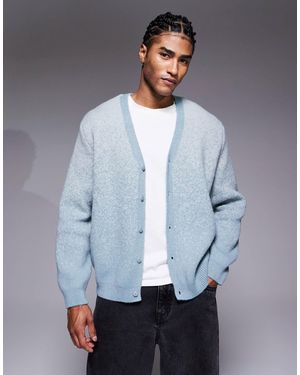 ASOS – relaxed-fit-strickjacke - Grau