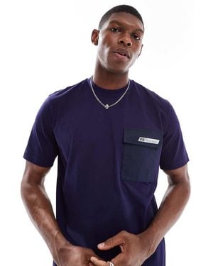 Paul Smith Regular Fit Ps Tilt Logo T-Shirt - Blue