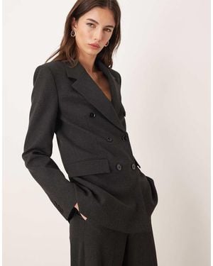 Mango Daisy Tailored 3 Piece Set Blazer - Black