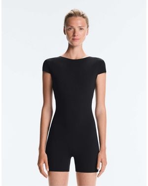 Oysho Comfortlux jumpsuit mit rückenausschnitt - Schwarz