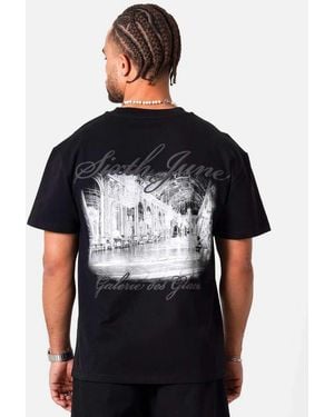 Sixth June T-Shirt Met Korte Mouwen En Print Van Galerij Op De Achterkant - Zwart