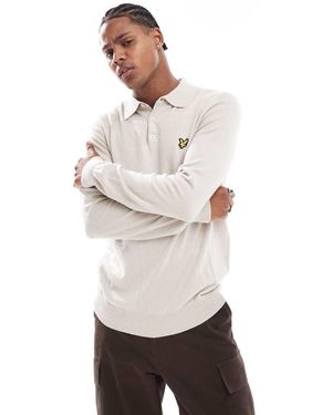 Lyle & Scott Polo A Maniche Lunghe - Bianco