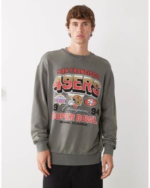 KTZ – san francisco 49s – oversize-sweatshirt - Grau