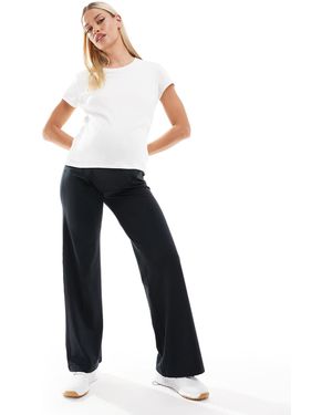 4505 Maternity Icon High Waist Wide Leg Dance Pant - Blue