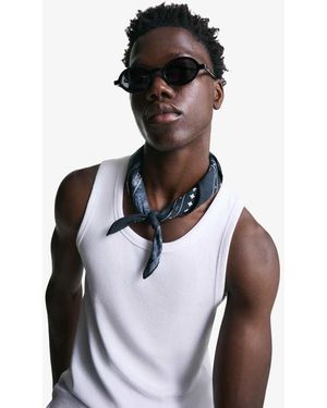 Bershka Printed Neckerchief - Black