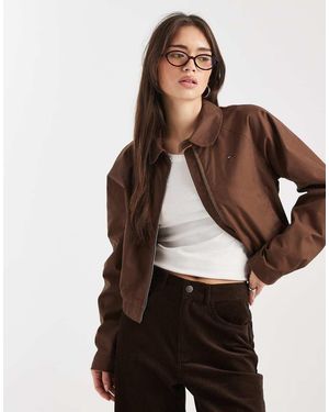 Tommy Hilfiger Round Collar Jacket - Brown