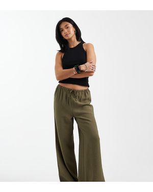 New Look Wide Leg Trousers - Green