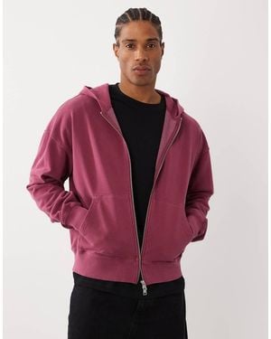 Cotton On Zip Up Hoodie - Red