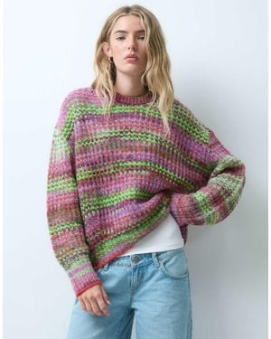 JJXX Spacedye Knitted Jumper - Grey