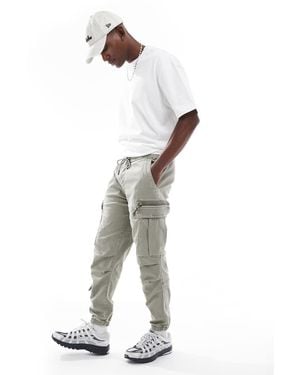 Pull&Bear Soft Cargo Joggers - White