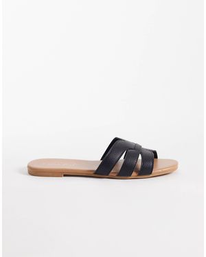 New Look Cutout Sandal - Black