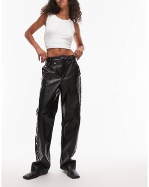 laagam Blondie High Waist Pants - Black