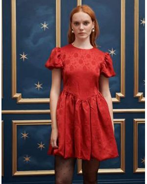Sister Jane Dream – jacquard-minikleid - Rot