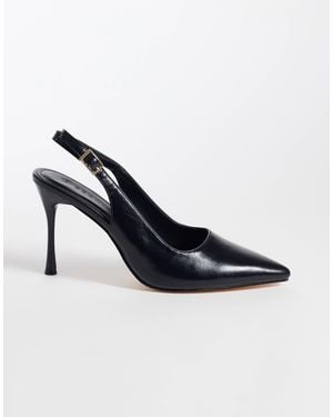 SEQWL Slingback Pointed Stiletto Heel Shoes - Blue