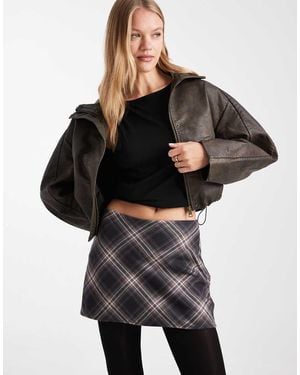 Hollister Mid Rise Mini Skirt - Black