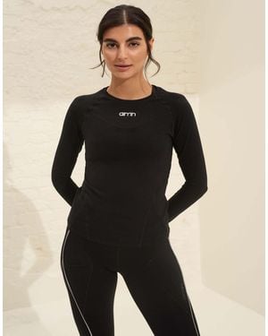 Aim'n Black – langärmliges basic-oberteil - Schwarz