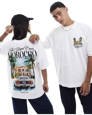 PRNT Morocco Oversized T-Shirt - White