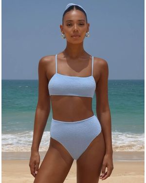 Moda Minx Scrunch Tank Top - Blue
