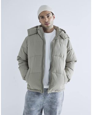 River Island – premium-daunenjacke - Grau
