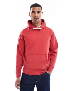 Polo Ralph Lauren – fleece-kapuzenpullover - Rot