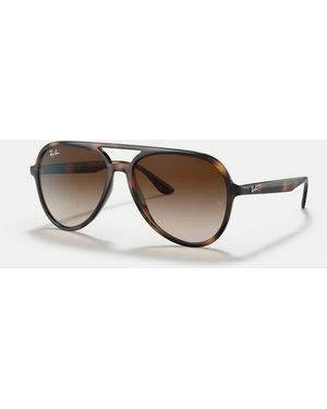 Ray-Ban Rb4376 Pilot Sunglasses With Lens - Multicolour