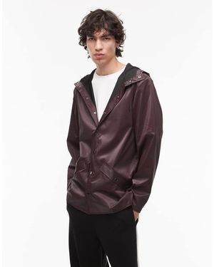 Rains 12010 Waterproof Short Jacket - Brown