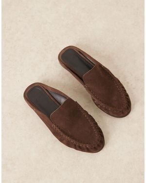 ASOS Mellow Premium Loafer Mules - Gray