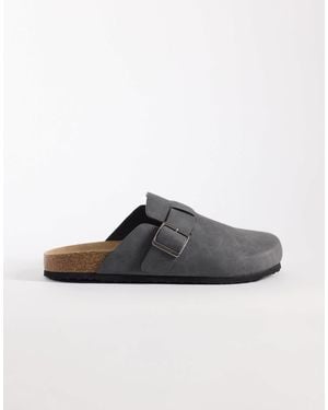 ASOS Mule Sandals With Cork Sole - Brown