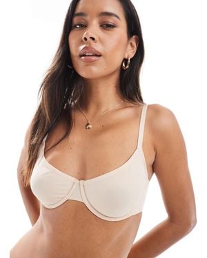 DORINA Noa Non Padded Plunge Underwire Bra - White