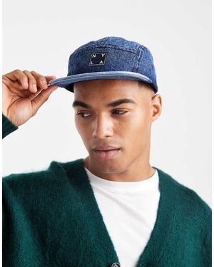 Cotton On Curved 5 Panel Hat - Blue