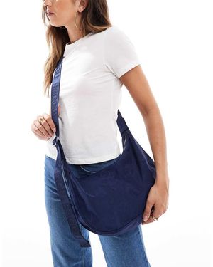 BAGGU Medium Nylon Crescent Bag - Blue