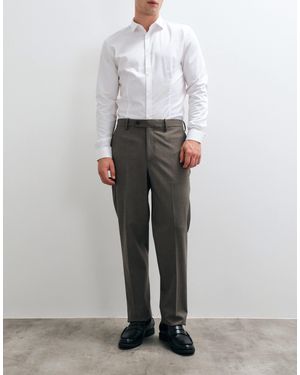 Mango London Slim Fit Suit Trouser Set - Gray