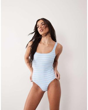 South Beach Crinkle Swimsuit - White
