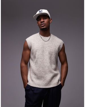 TOPMAN – relaxed-fit-strickpullunder - Mehrfarbig
