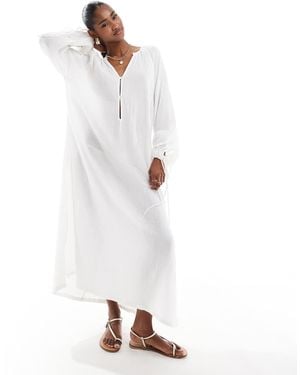 esmé studios Esmee Oversized Beach Summer Dress - White