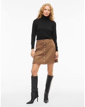 Vila Mini Skirt - Black
