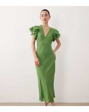 Nobody's Child Petite Layla Midi Dress - Green